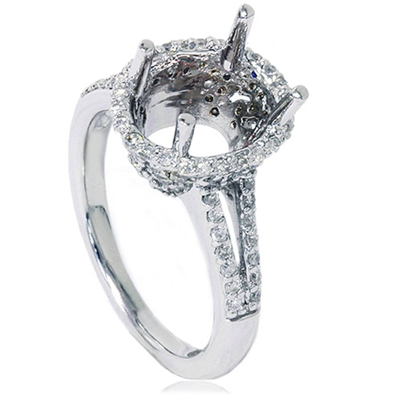 Platinum Mountings, Semi-Mounts & Engagement Ring Settings - 15-20 Days